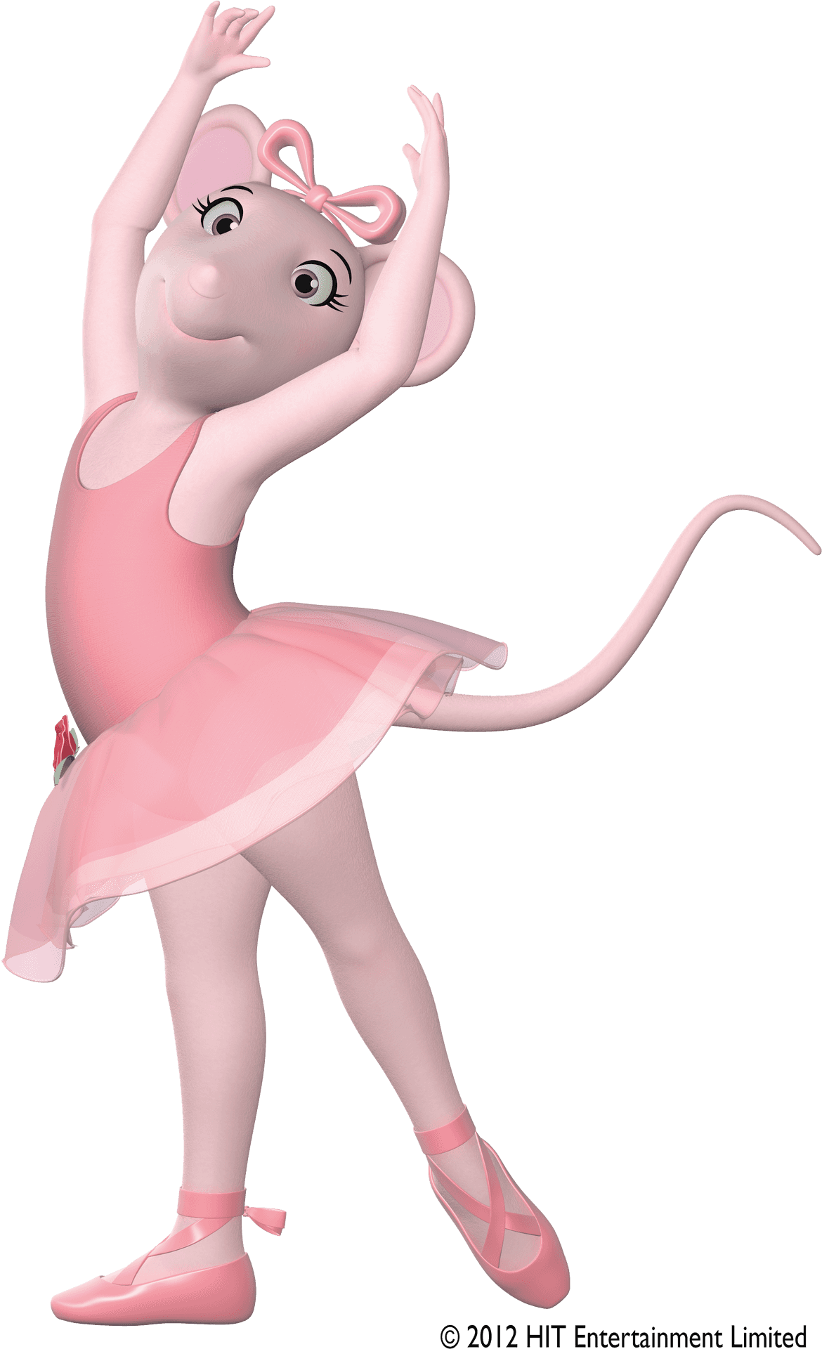 Angelina Ballerina Dancing Character PNG Image