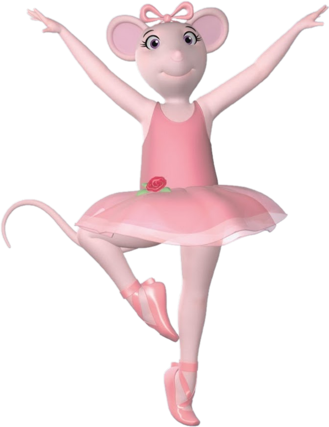 Angelina Ballerina Pose PNG Image