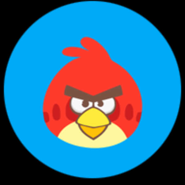 Angry Bird Red Icon PNG Image