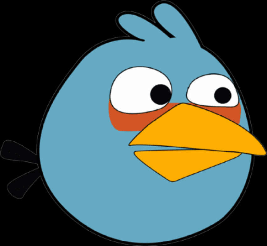 Angry Birds Blue Bird Character PNG Image