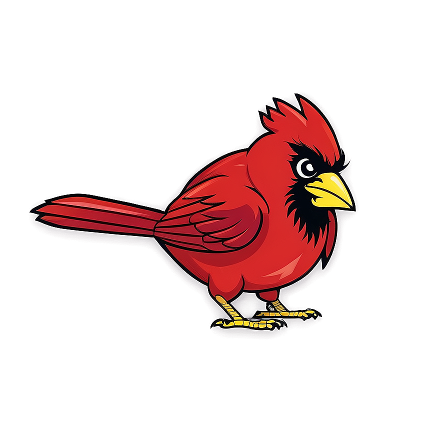 Angry Cardinal Mascot Png Nwo13 PNG Image