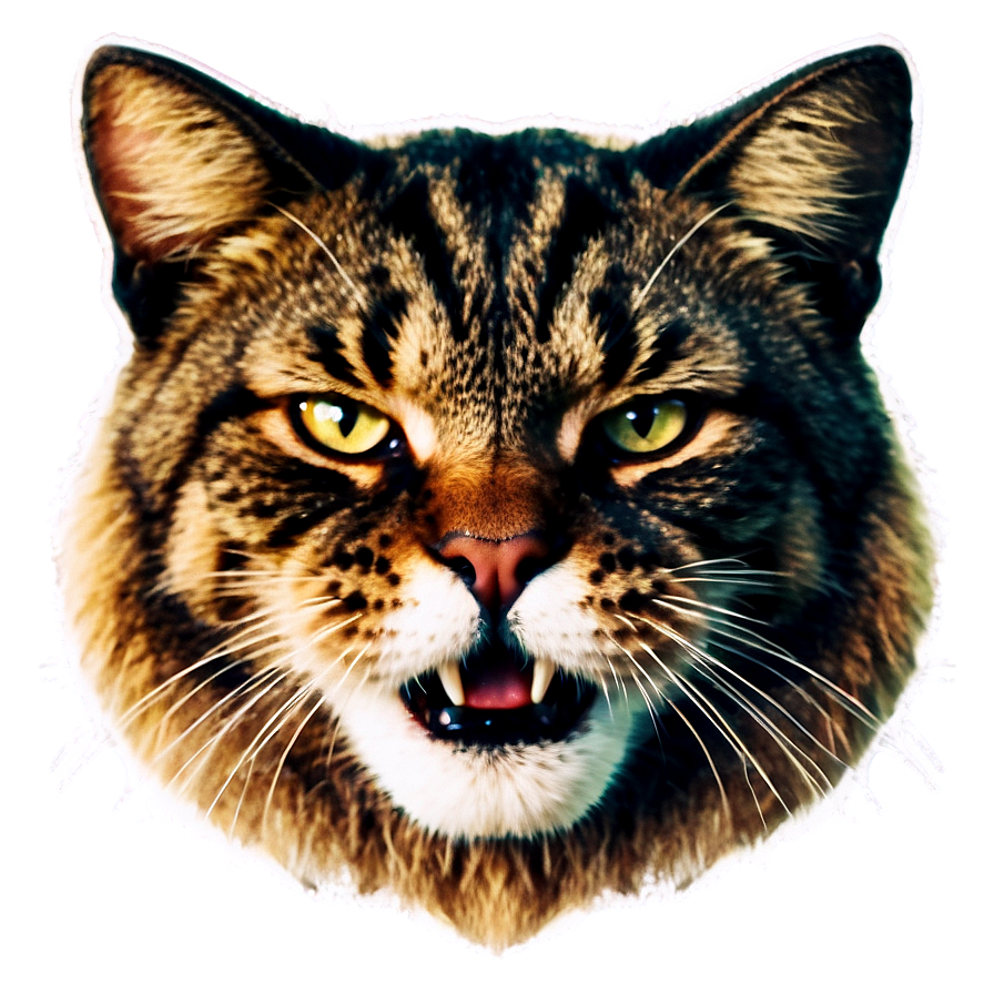 Angry Cat Face Png Lbl10 PNG Image