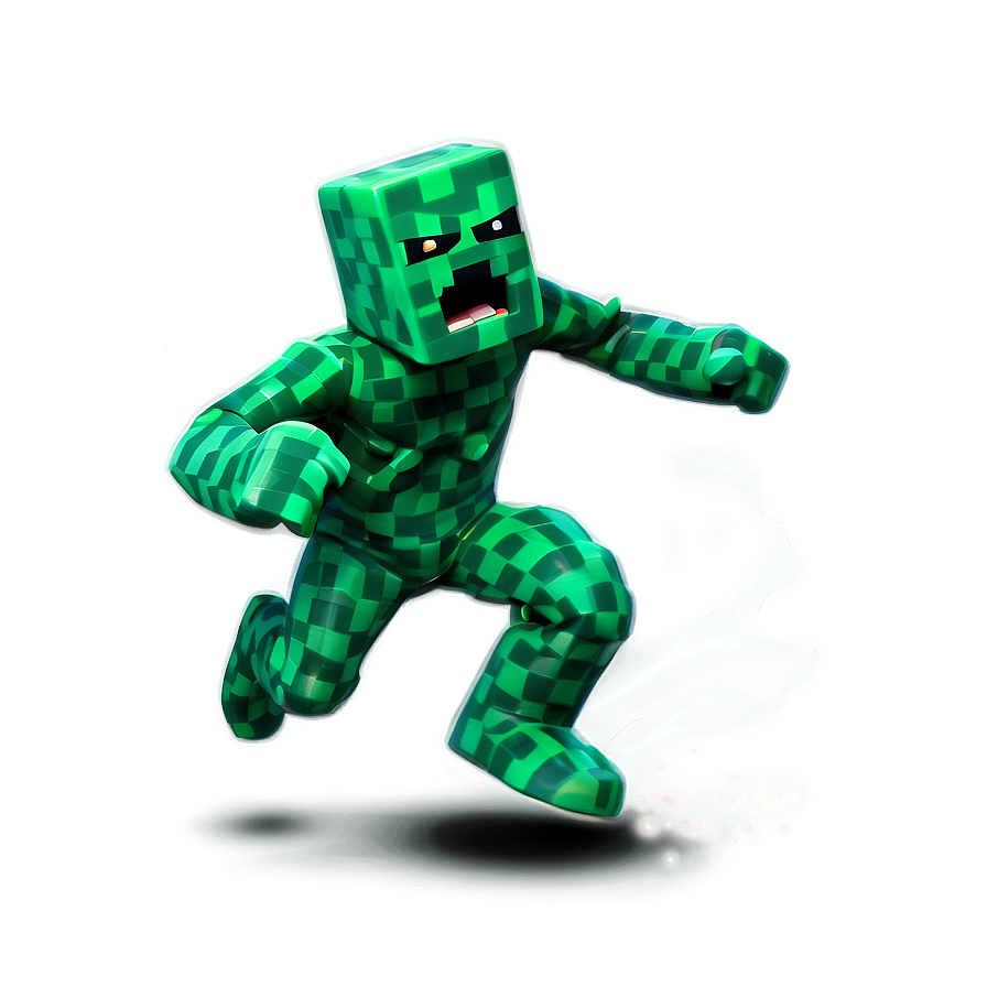 Angry Creeper Chase Png 05232024 PNG Image