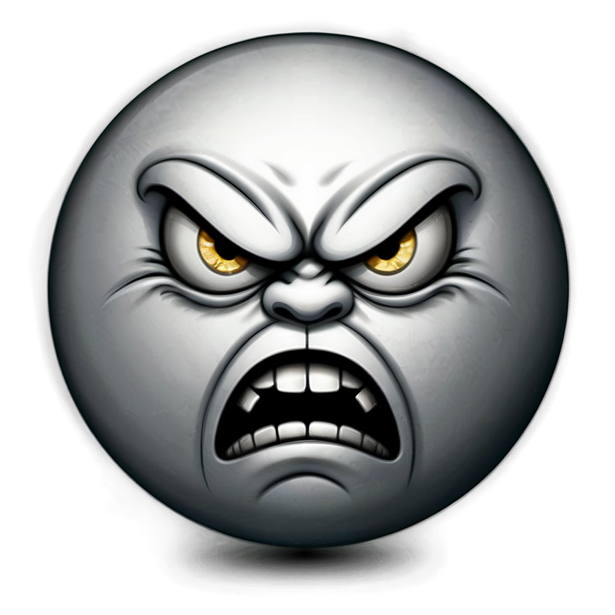 Angry Emoji Icon Png Ubp PNG Image