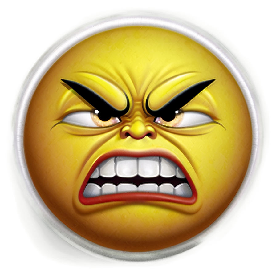 Angry Emoji With Text Png 05252024 PNG Image