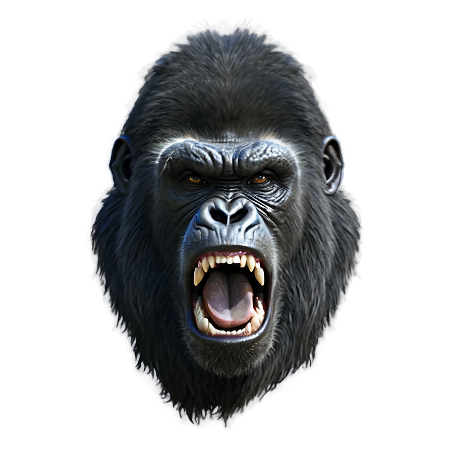 Angry Gorilla D PNG Image