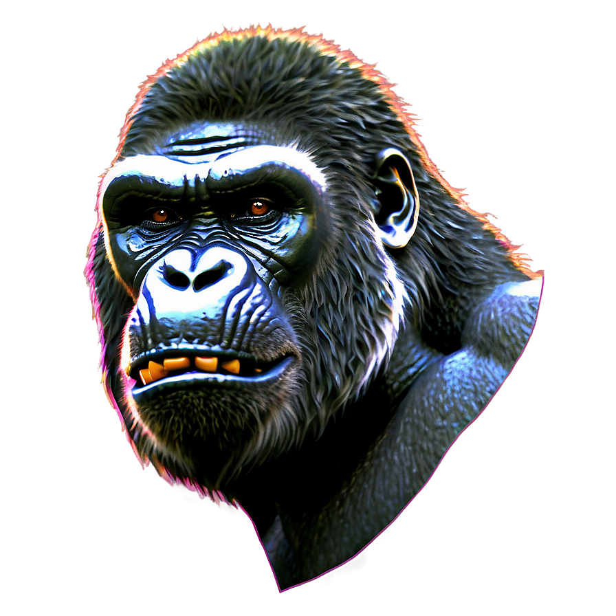 Angry Gorilla Outline Png 71 PNG Image