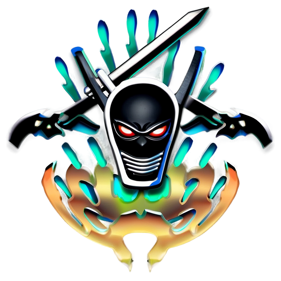 Angry Ninja Emblem Png Spm38 PNG Image