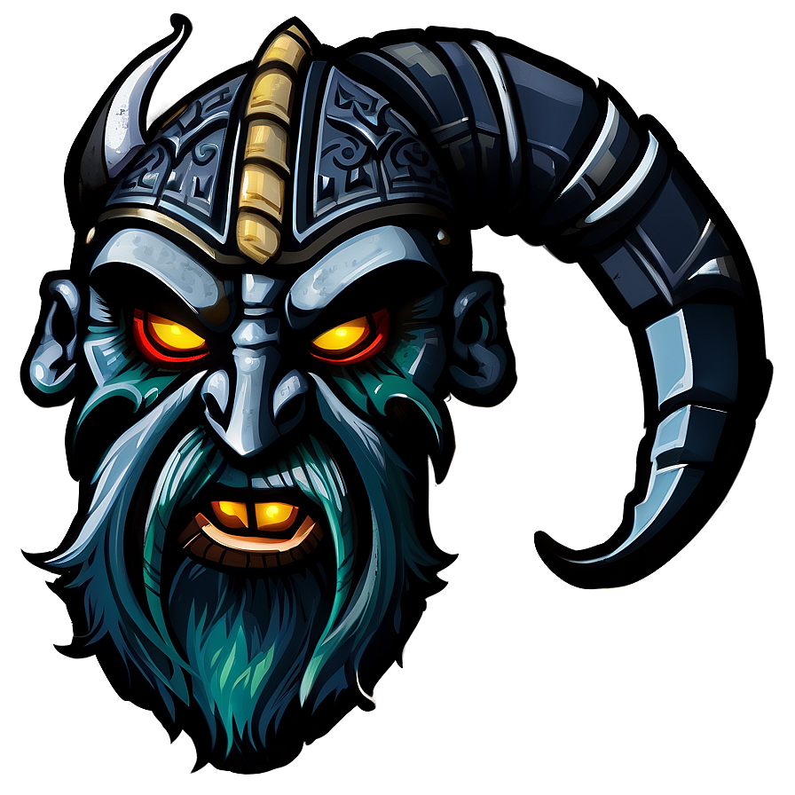 Angry Viking Emblem Png Orv PNG Image