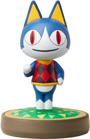 Animal Crossing Rover Amiibo Figure PNG Image