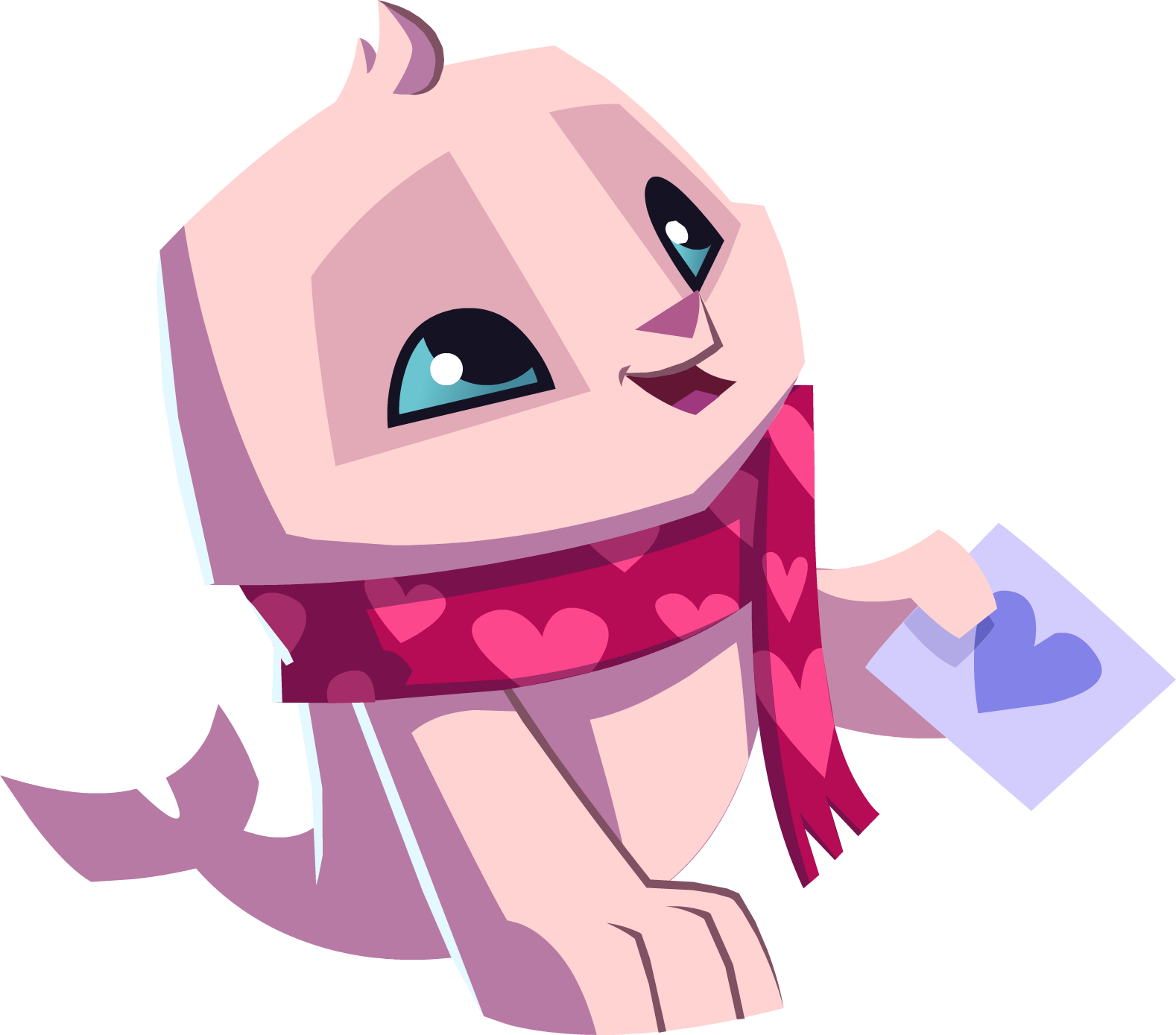 Animal_ Jam_ Pink_ Animal_ Character PNG Image