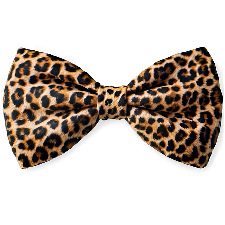 Animal Print Bow Tie Png Dpj PNG Image