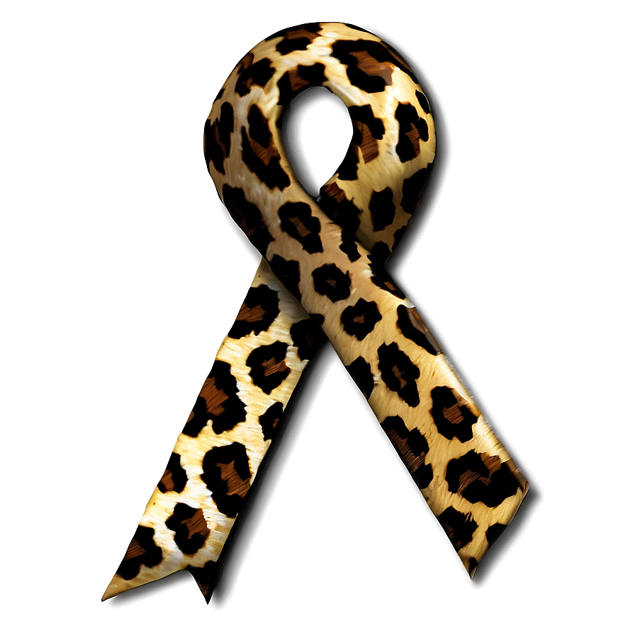 Animal Print Ribbon Png 06252024 PNG Image