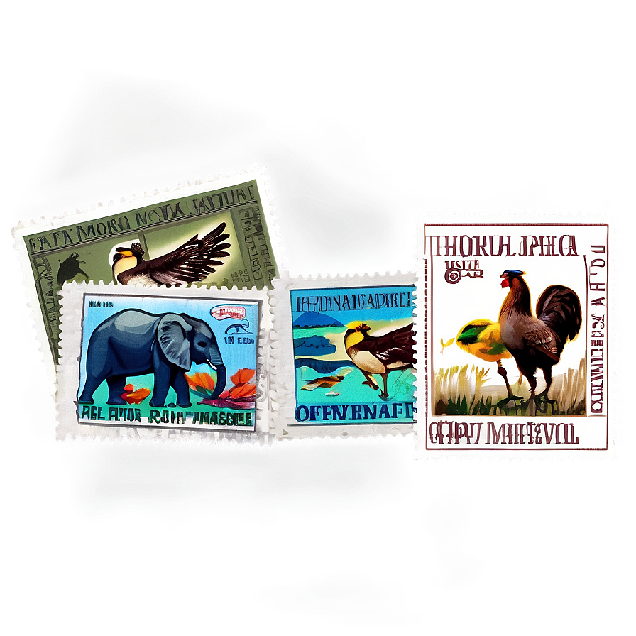 Animal Stamp Png 79 PNG Image