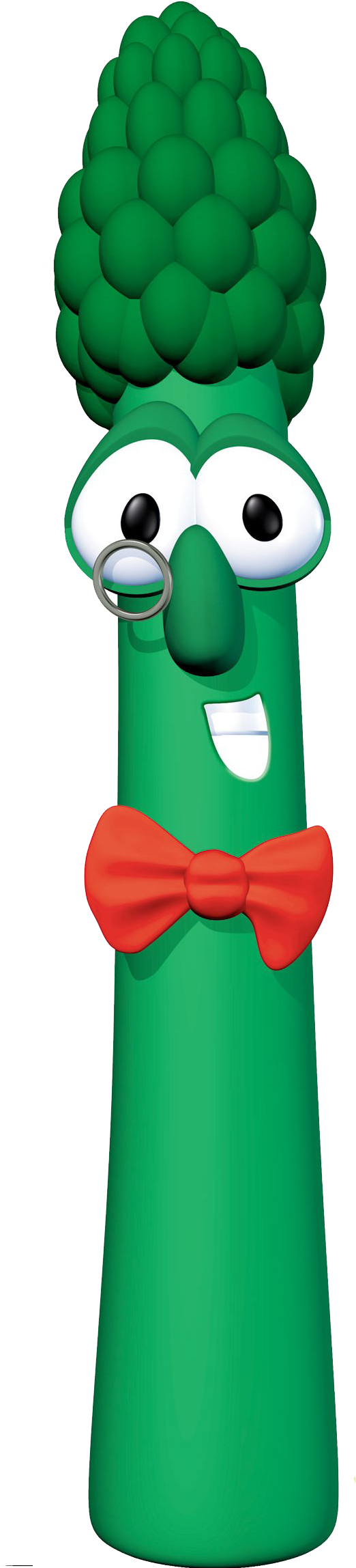 Animated Asparagus Character PNG Image