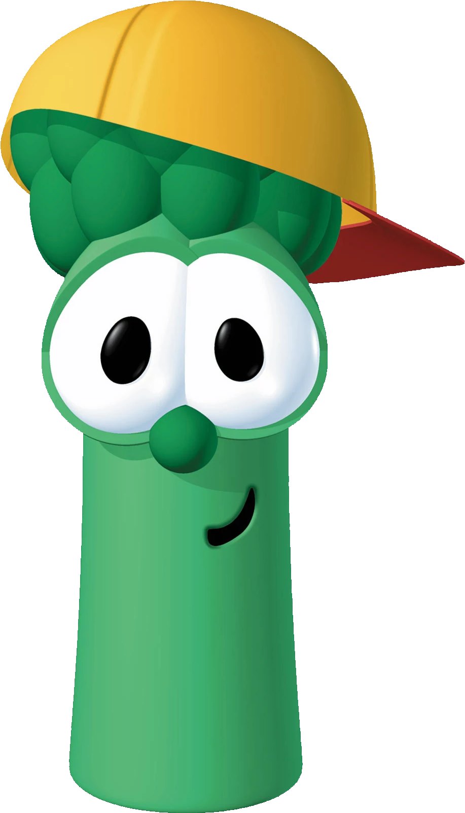 Animated Asparagus Characterwith Cap PNG Image