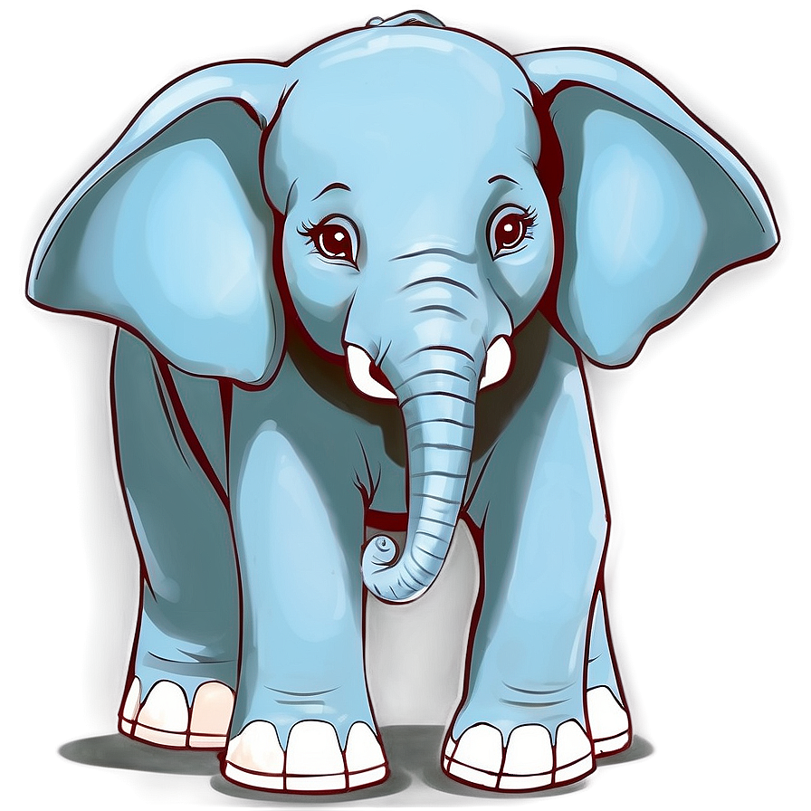 Animated Baby Elephant Png 06122024 PNG Image