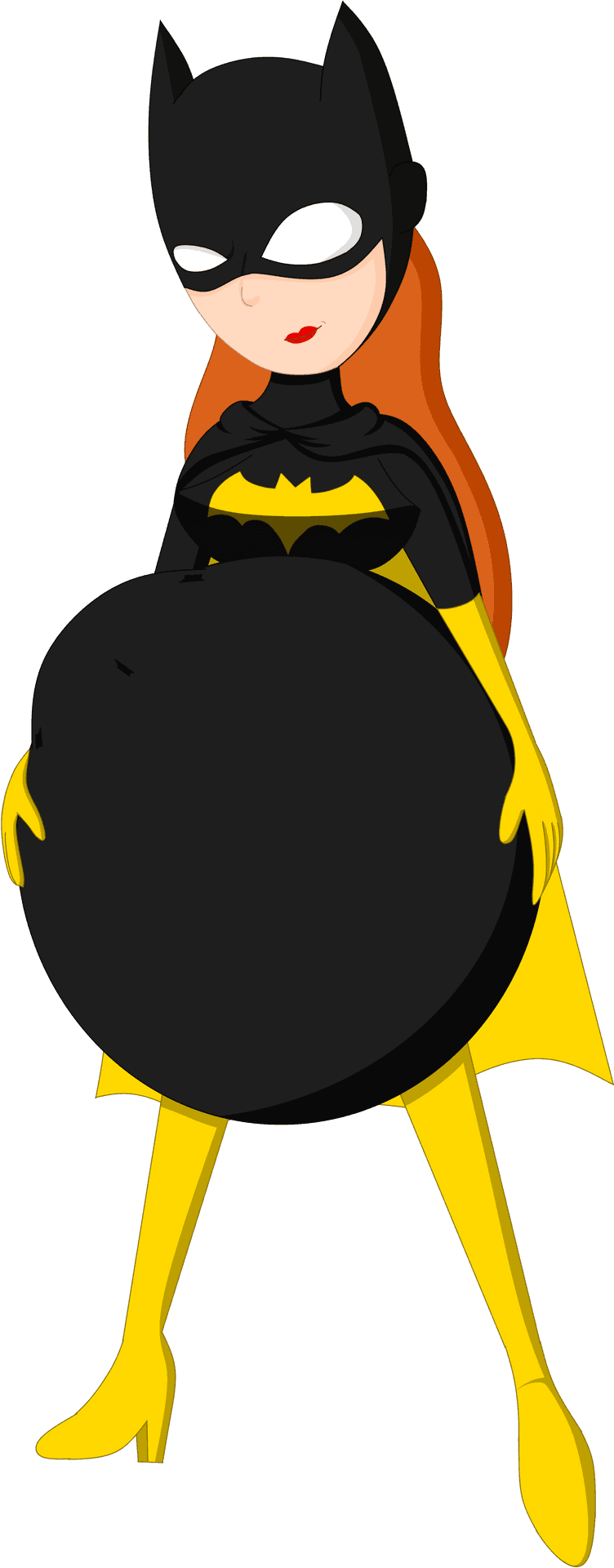 Animated Batgirl Pose.png PNG Image