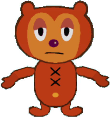 Animated Bear Character PNG Image