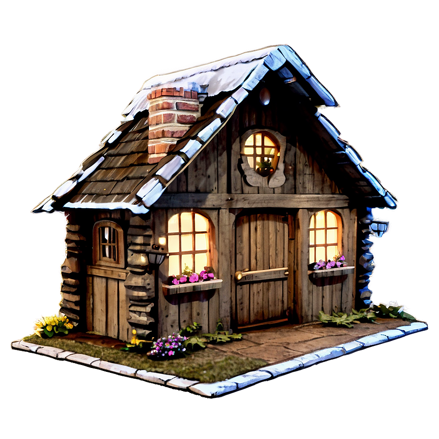 Animated Bear Cottage Png Vka63 PNG Image