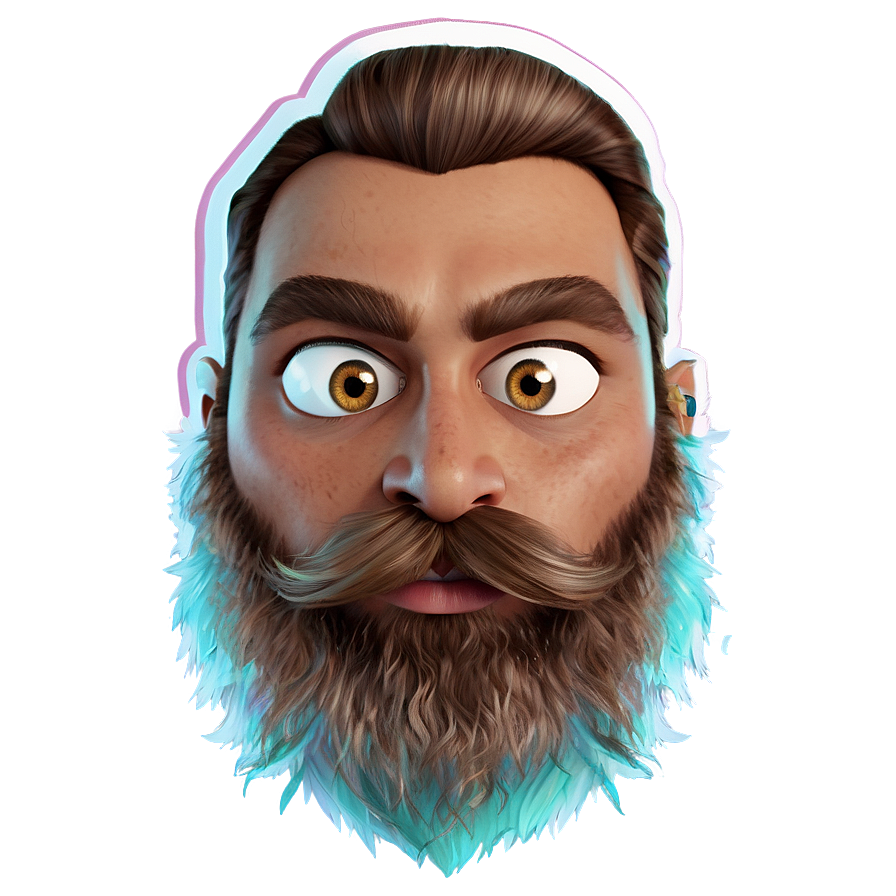 Animated Beard Graphic Png Qnd8 PNG Image