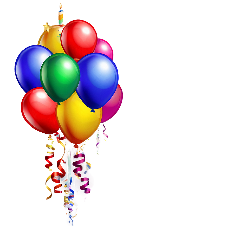 Animated Birthday Balloon Png Srf PNG Image