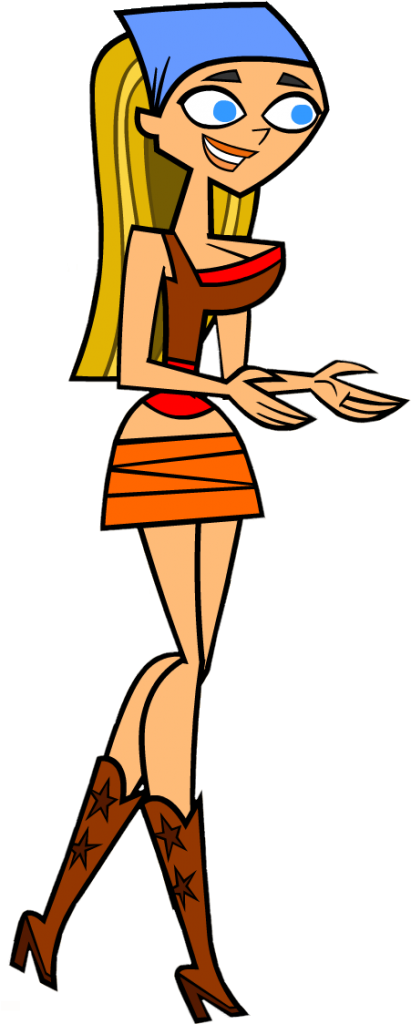 Animated Blonde Character Walking PNG Image