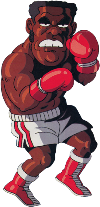 Animated Boxer Character PNG Image