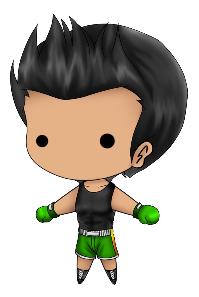 Animated Boxer Character.png PNG Image