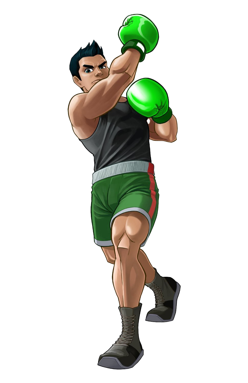 Animated Boxer Readyto Fight PNG Image