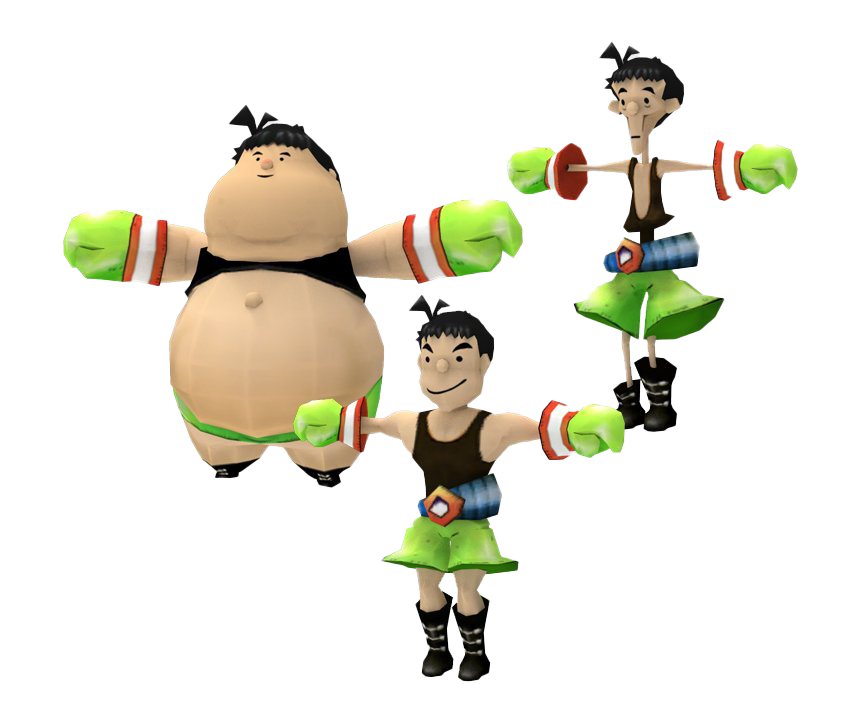 Animated Boxing Characters PNG Image