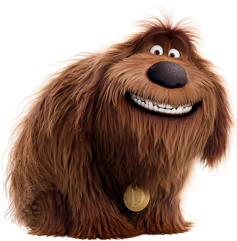 Animated Brown Dog Smiling PNG Image