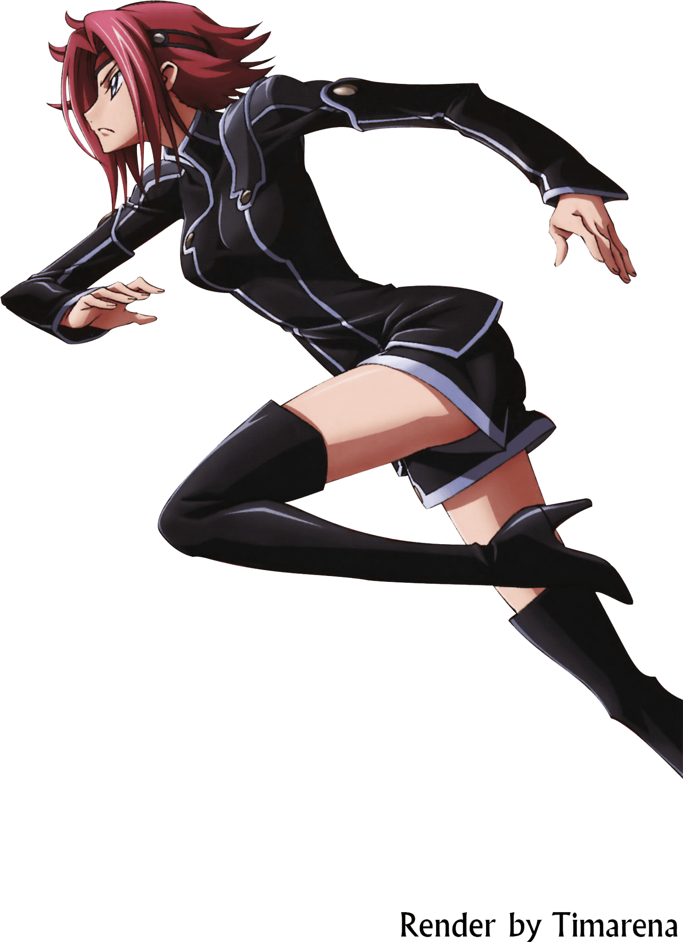 Animated Character Action Pose PNG Image