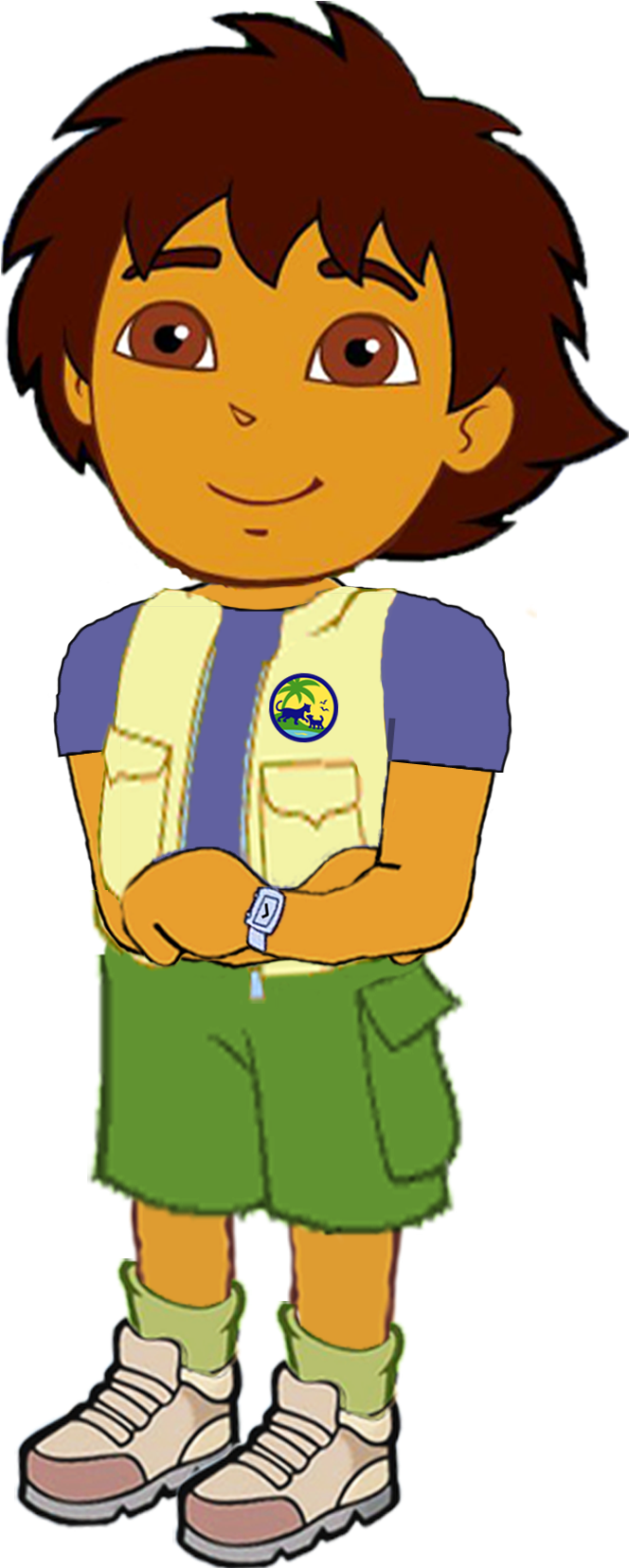 Animated Character Diego Standing Pose PNG Image