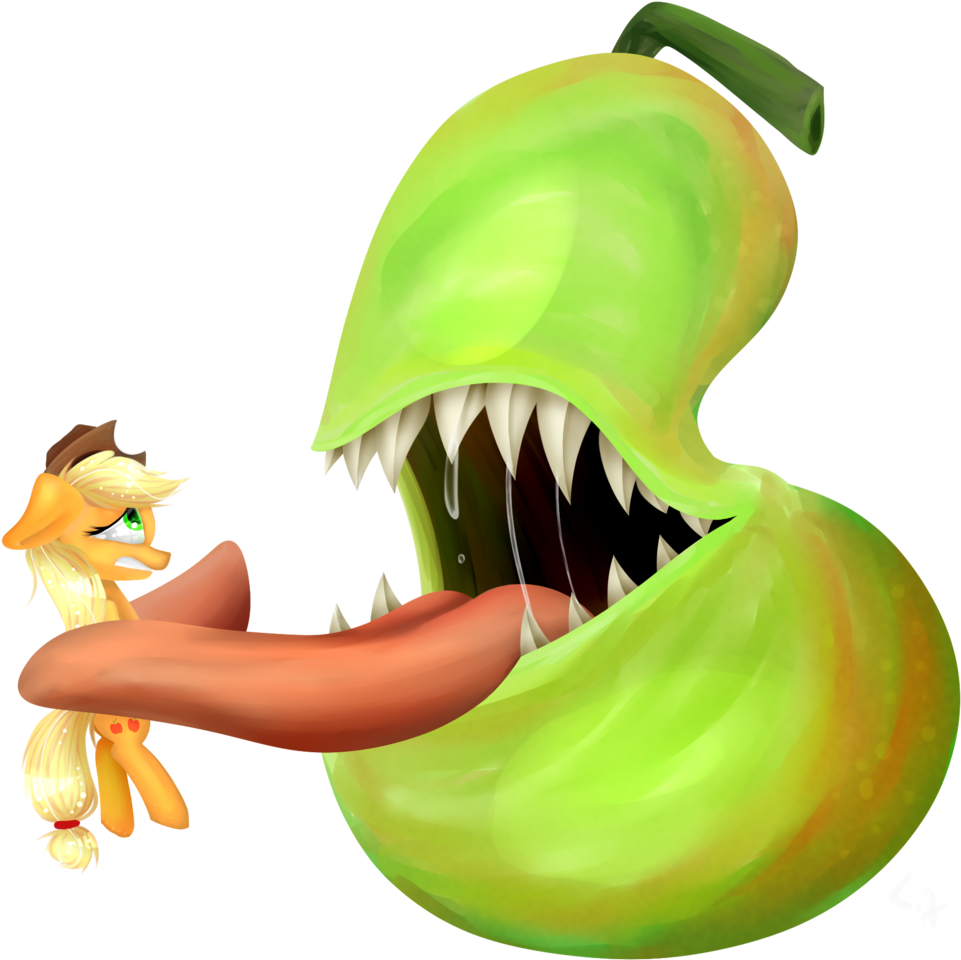 Animated Character Drooling Over Sausage PNG Image