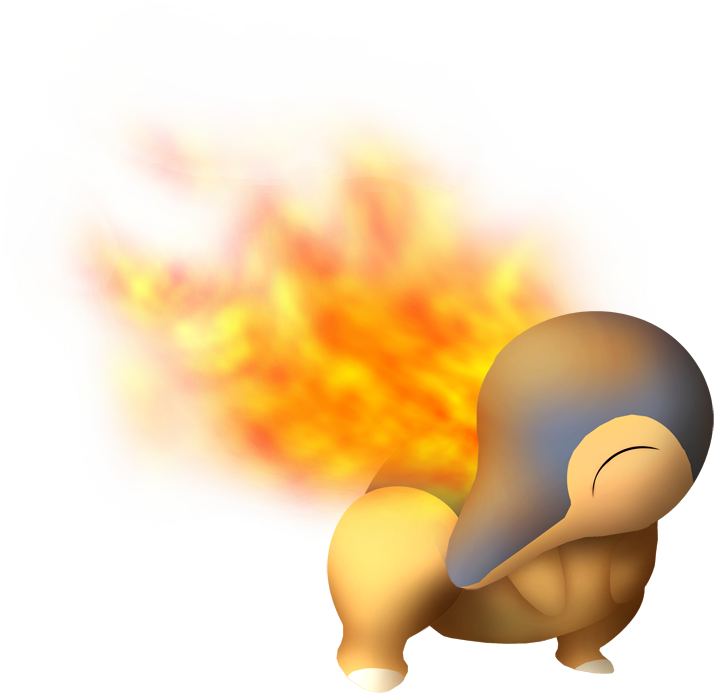 Animated Character Fire Breath PNG Image