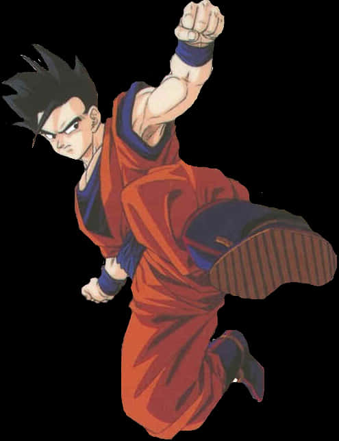 Animated_ Character_ Flying_ Punch PNG Image