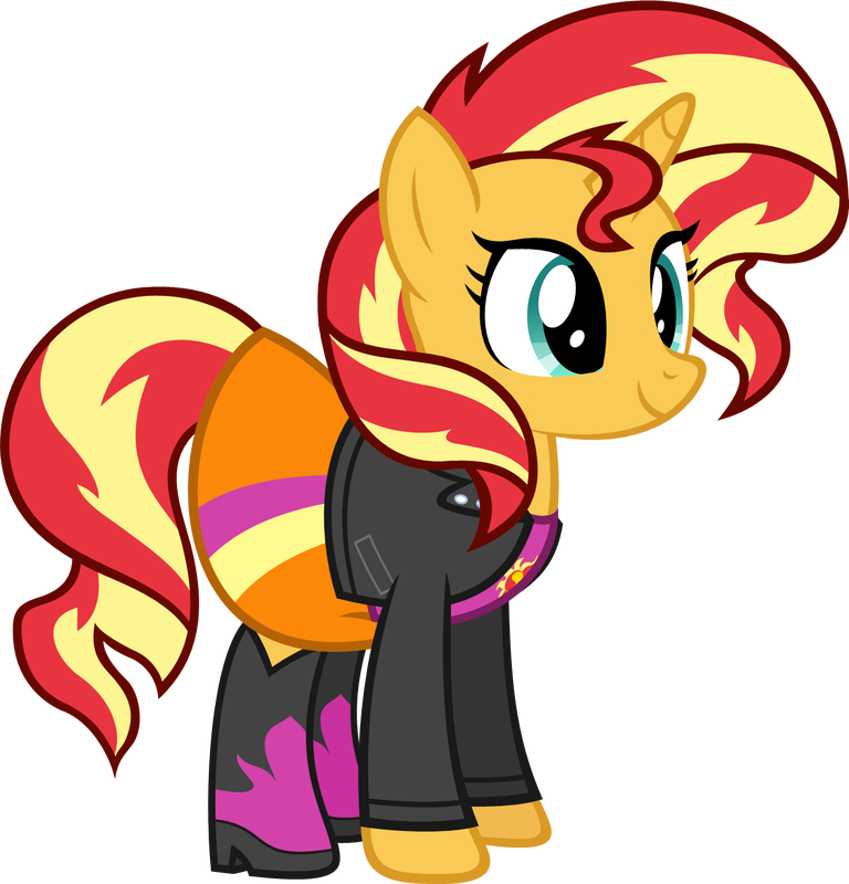 Animated Character Sunset Shimmer Standing PNG Image