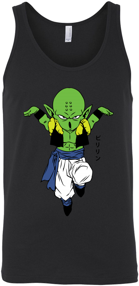 Animated Character Tank Top Design PNG Image