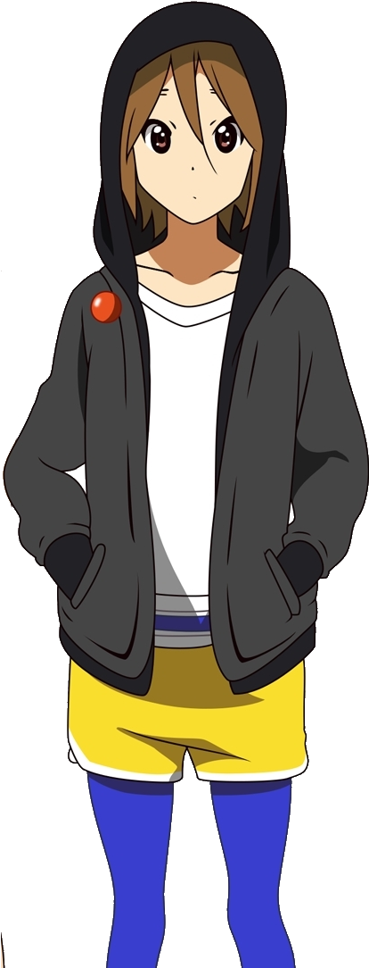 Animated Characterin Hoodieand Shorts PNG Image