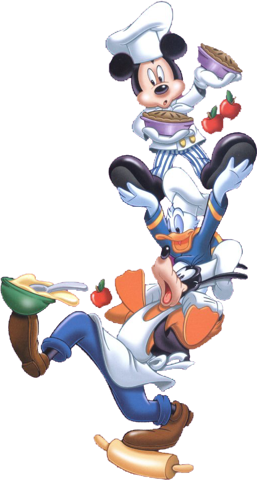 Animated Chef Duo Fun PNG Image