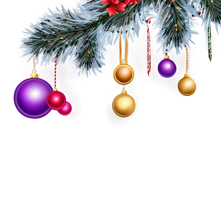 Animated Christmas Decorations Png Hxa PNG Image