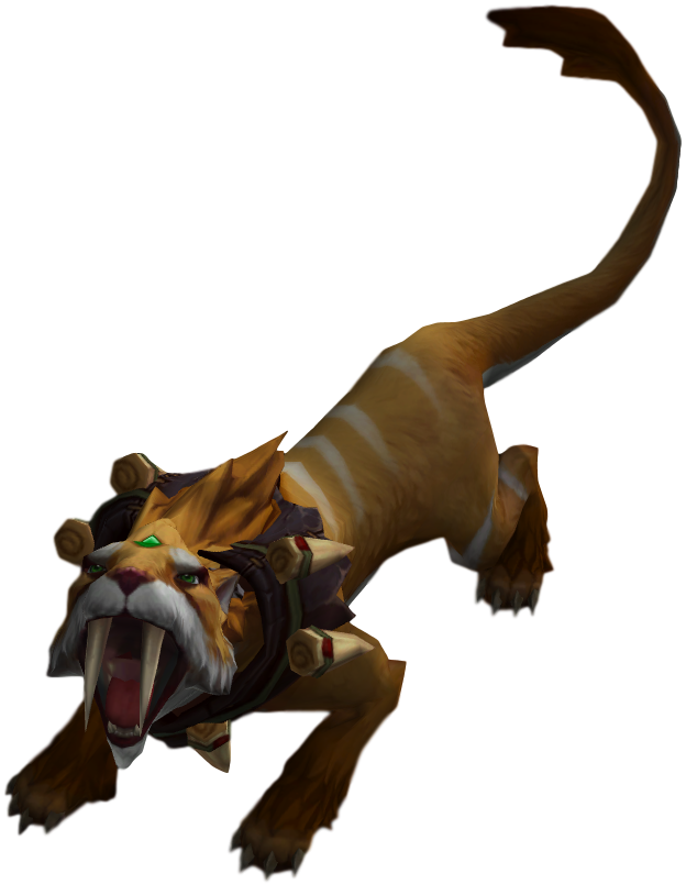 Animated Cougar Character Leap PNG Image