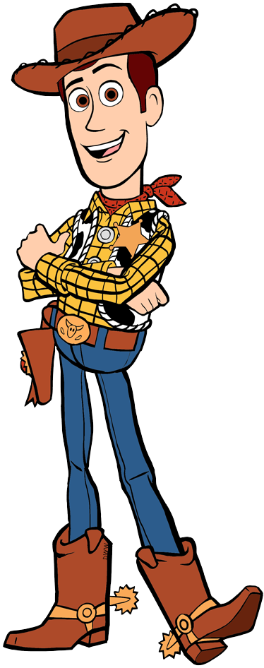 Animated Cowboy Character Standing PNG Image