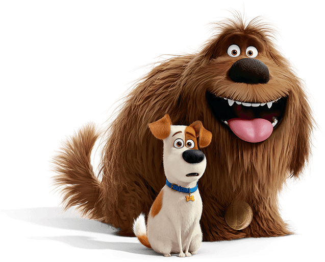 Animated Dog Friends PNG Image