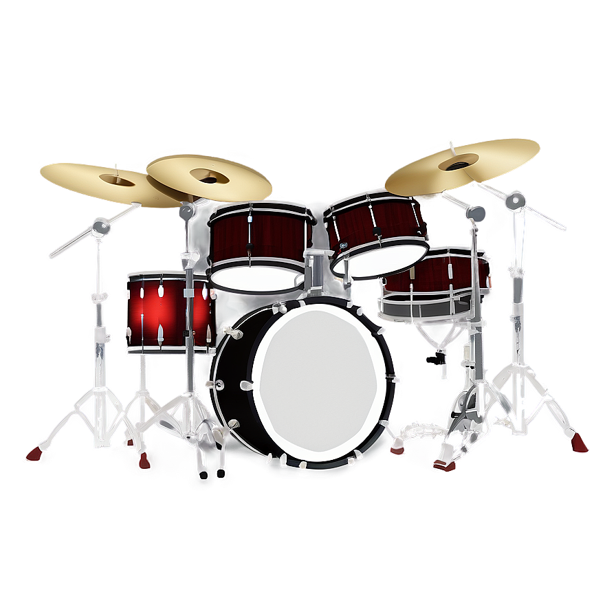 Animated Drum Kit Png Ouw PNG Image