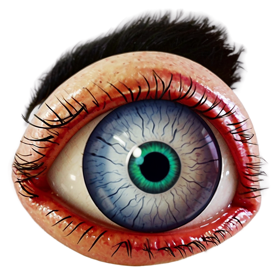 Animated Eyeball Character Png Yyg PNG Image