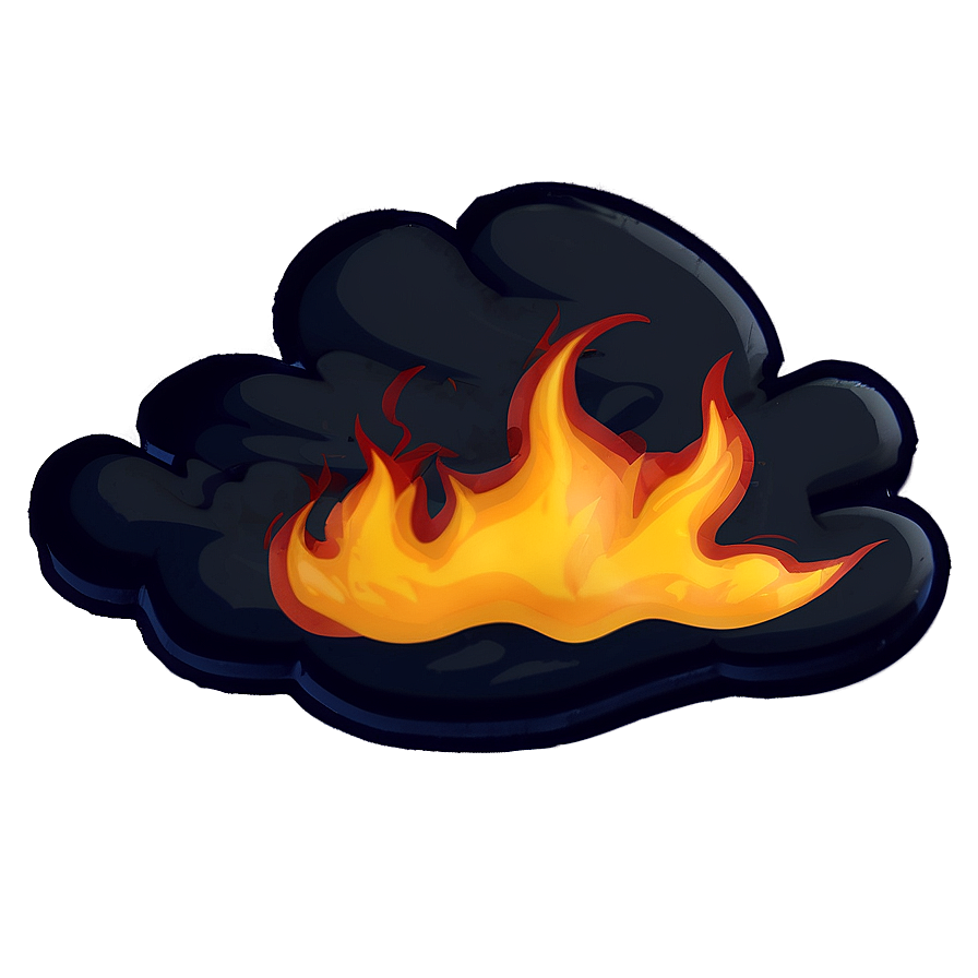 Animated Fire Emoji Graphic Png 05042024 PNG Image