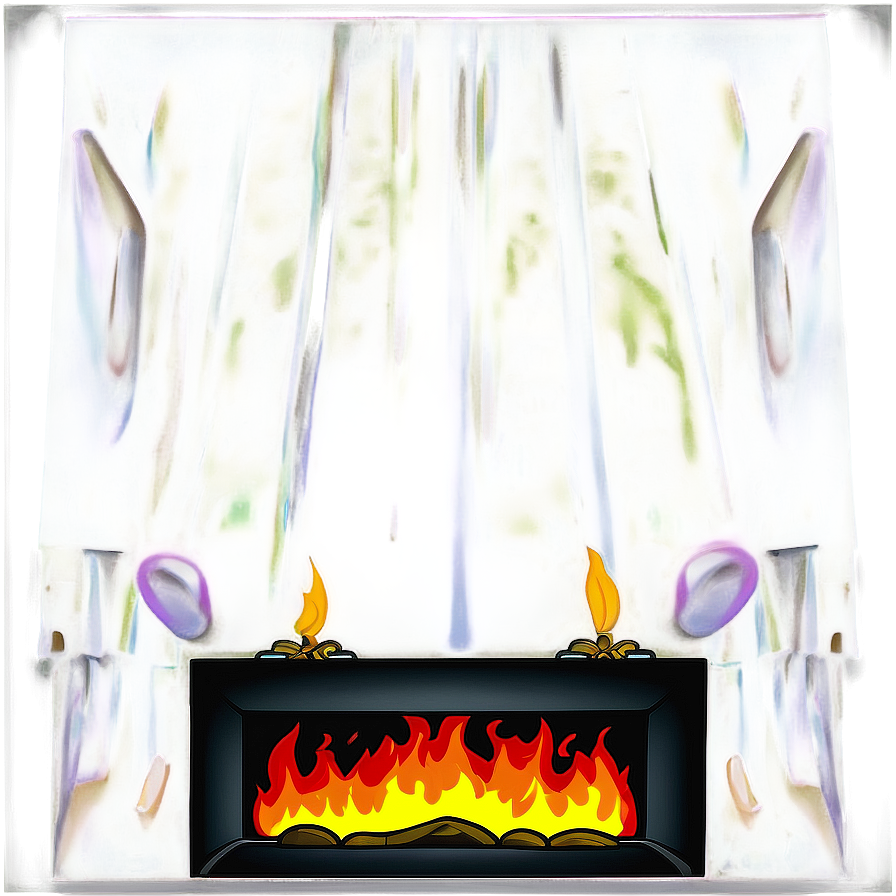 Animated Fireplace Cartoon Png 06122024 PNG Image