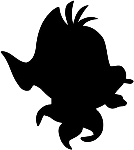 Animated Fish Silhouette PNG Image